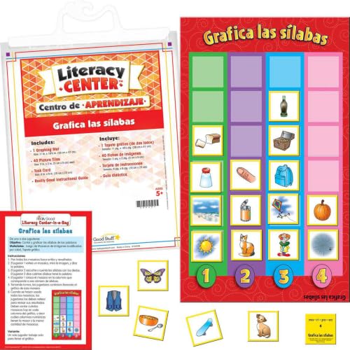 Centro de aprendizaje Grafica Las Silabas juego educativo infantil para primaria