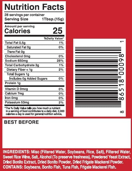 Caldo de Miso Original Marukome Easy, 15.1 Onzas (Paquete de 10) miniatura 2