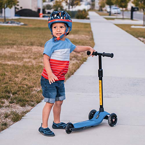 Hishine Kick Scooter For Kids With 3 Light Up Wheels And Adjustable Height For 2-7 Years Old Ages Girls Boys Toddlers & Children,Lean To Steer, 3-Wheeled Scooters (12-Pink) #TOP1