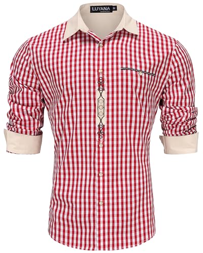Chemise bavaroise Oktoberfest homme LUYANA style Trachten