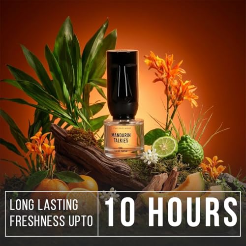 Image of Mandarin Talkies EDP 50ml | Long Lasting Citrus & Floral Perfume for Women | 20% Concentrate Luxury Fragrance | Daily Wear Gift