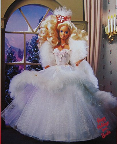 Muñeca Barbie Edición Especial Happy Holidays 1989 miniatura 5