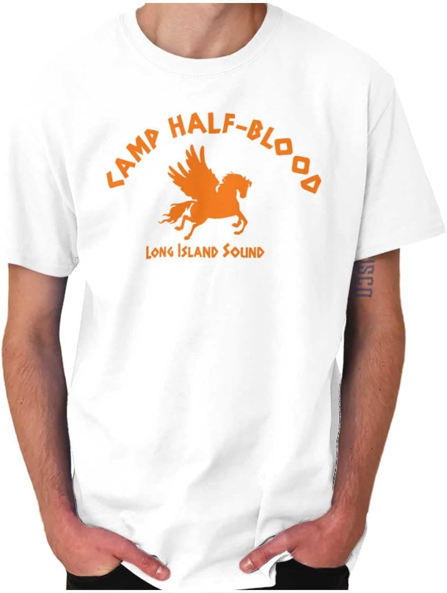 Brisco BrandsCamp Half Blood Greek Mythology Graphic T Shirt Men or Women
