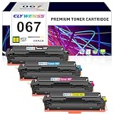 CLYWENSS Compatible Toner Cartridge Replacement for Canon 067 CRG067 CRG-067 (Black Cyan Magenta Yellow, 4-Pack)