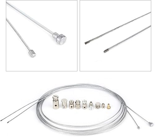 Miniatura 7 de Kit de reparación de cable de acelerador, Kit de reparación de cables de embrague de motocicleta universal de embrague acelerador de freno kit de