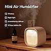 Amazon.com: JISULIFE Mini Humidifier Rechargeable【1700mAh】, Small ...