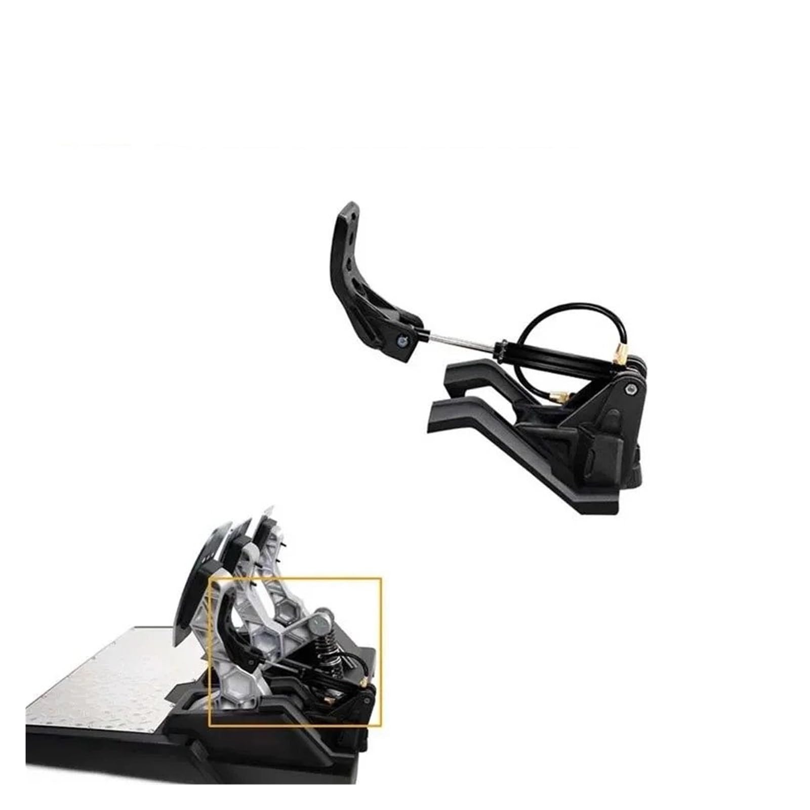 hamulcowy do Thrustmaster TLCM/T3PM Akcelerator Sprzęgło Tłumienia Wyścigi Zestaw do gier Specjalny tłumik hydrauliczny Pedały samochodowe (T3PM przepustnica)