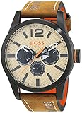 Visualización cronógrafo Reloj de pulsera analógico Hugo Boss Orange para Hombre, 1513237, Marrón/Pergamino