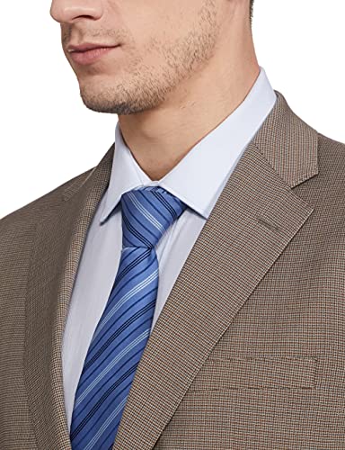 Image of Raymond Wool Men's Full Sleeve Contemporary FIT Dark Brown Formal Suit