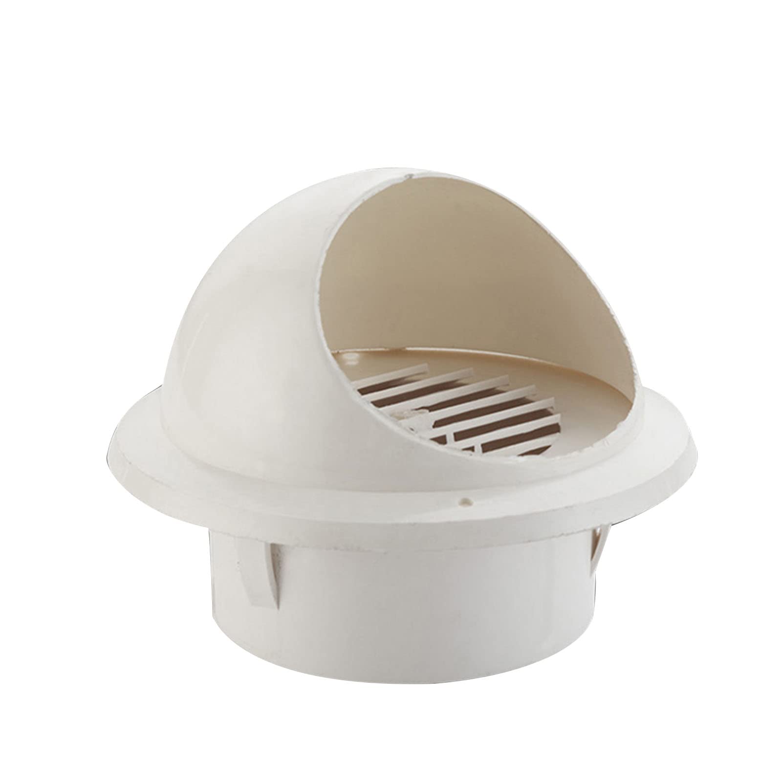 MFFIRE Circular Sombrero Extractor Cubiertas De Rejilla De Ventilación PVC para Rejilla De Ventilación Tapa De Chimenea,110mm