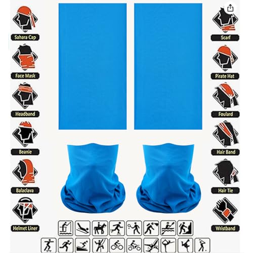 Image of Neck Gaiter Masks Tube Scarf,Seamless Bandanas Buffs Gators,Ourdoor Face Mask Face Covering Multi Headwear