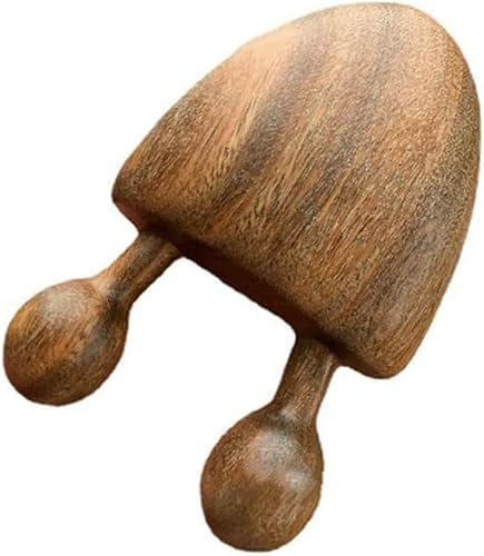 Image of Massager - Sandalwood Natural Facial Massager, Natural Sandalwood Scraping Massage Tool, Sandalwood Face Massager, Scalp Gua Sha Brush, Sandalwood Massage for Eyes Face Nose