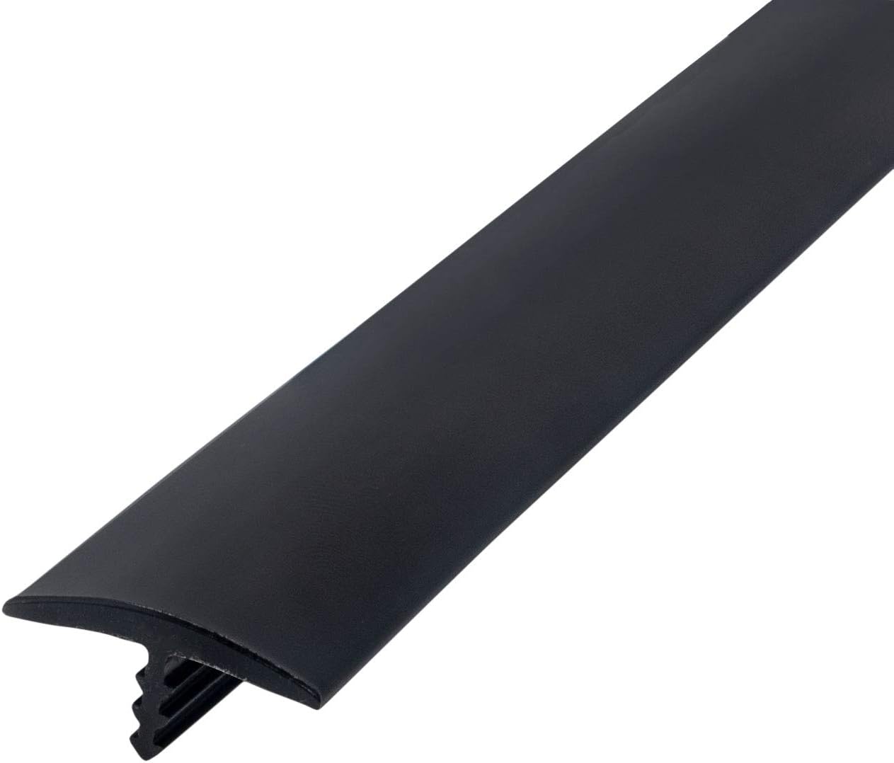 Outwater Industries 25 Foot Black 3/4 Inch Center Barb Tee Moulding T Molding Hobbyist Pack, Small Projects, Arcade Machines and Tables