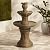 Tuscan Garden Classic Rustic Outdoor Floor Fountain and Waterfalls 41 1/2" High 3 Tiered Decor for Garden Patio Backyard Deck Home Lawn Porch House Relaxation Exterior Balcony - John Timberland