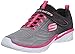 Skechers Kids Swirly Girl-81702L Gore and Strap Sneaker (Little Kid/Big Kid), Black/Neon Pink, 3 M US Little Kid