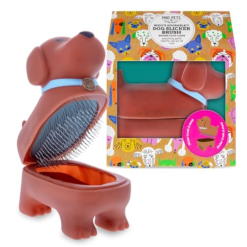 Mad Pets Brosse pour chien de qualité supérieure en acier inoxydable durable