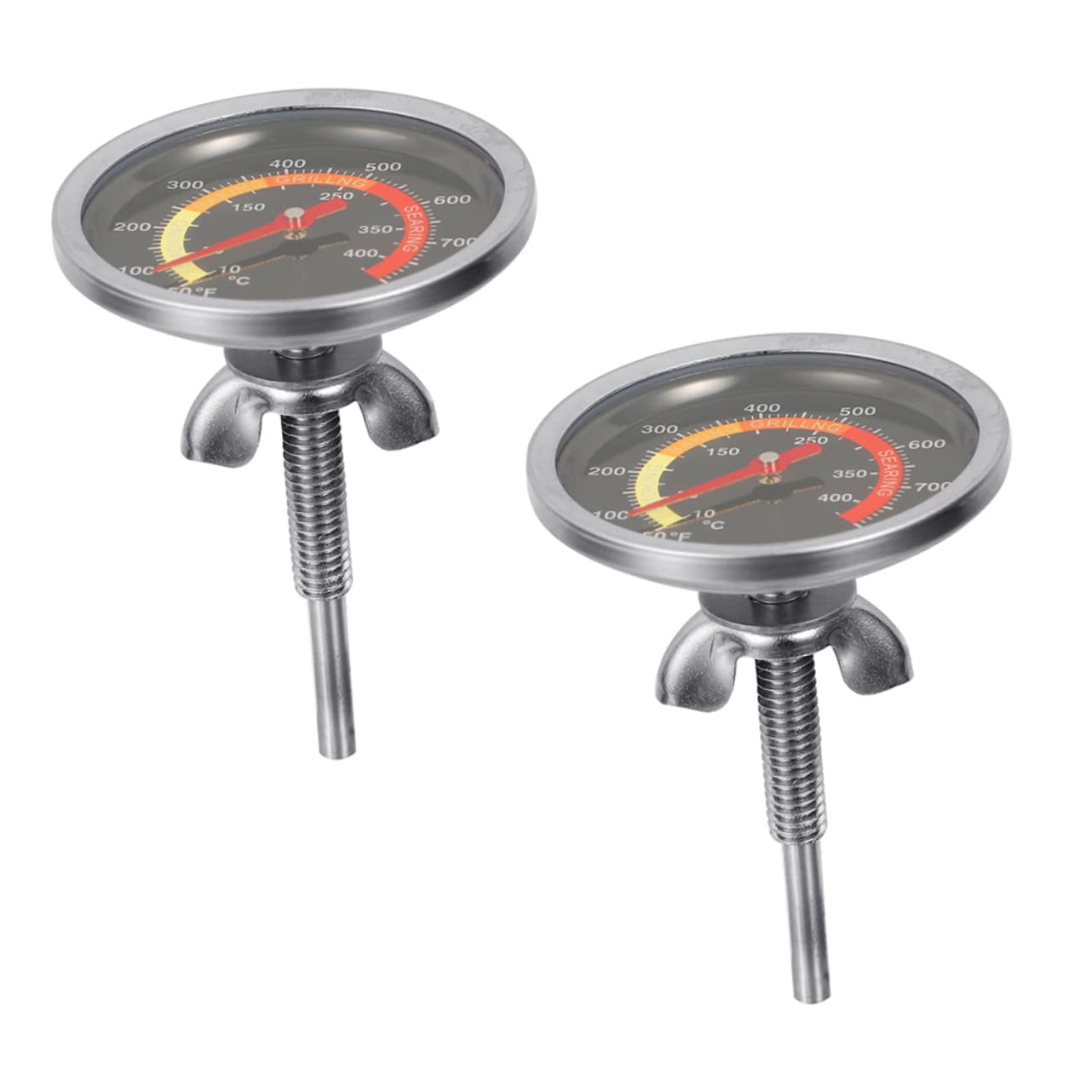 FUNOMOCYA Accurate Oven Thermometer Set 2pcs Food Thermometer 0-400? Range for Easy Kitchen Cooking