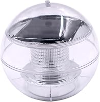 Vista 1 de Yardwe Luces solares LED para estanques impermeables, luces flotantes coloridas que cambian los efectos para la decoración al aire libre