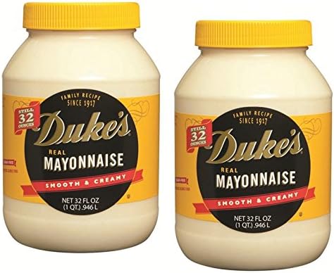 Duke's Real Mayonnaise, 32 Fluid Ounce, Pack of 2