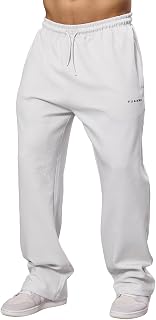 FUAARK Mens Eclipse Straight Tracks Oversized Cotton Gym & Streetwear Pants Price In India