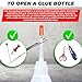 Y'allCanDiy Waterproof Super Glue for Ceramic - Ceramic Glue Repair for Pottery, No Smell After Cure. Best Cyanoacrylate Based Adhesive for China and Porcelain - Cap Color May Vary (Blue or White)