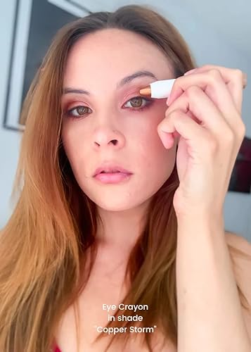 Miniatura 7 de M2U NYC Lápiz de sombra de ojos, barra de sombra de ojos, lápiz de sombra de ojos en crema brillante, iluminador de ojos, maquillaje profesional y