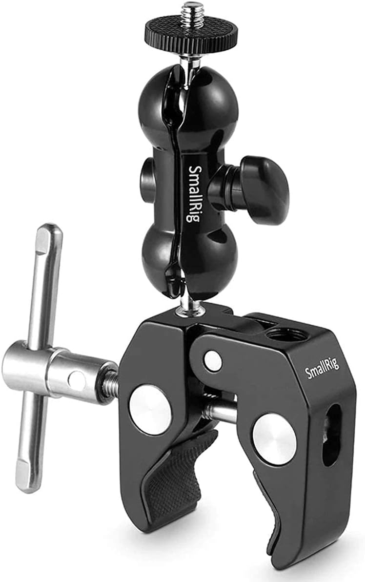 SMALLRIG Magic Arm Mit Doppelkugelkopf - 360° Verstellbar Für Monitor & Licht