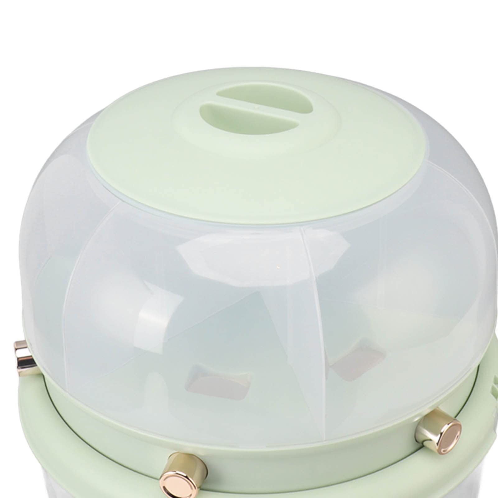 Conteneur à céréales 6 L pour stockage d'aliments secs |Organisateur de cuisine (Light Green Double Layer)