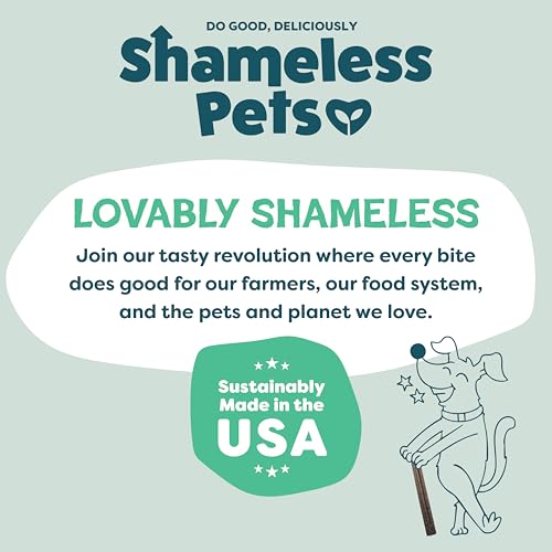 Image of Shameless Pets Triple Mint Dental Chews for Dogs, 8 Chews - Natural Dog Teeth Cleaning Treats with Fresh Breath Benefits | Grain-Free Dental Sticks for Small, Medium & Large Dogs