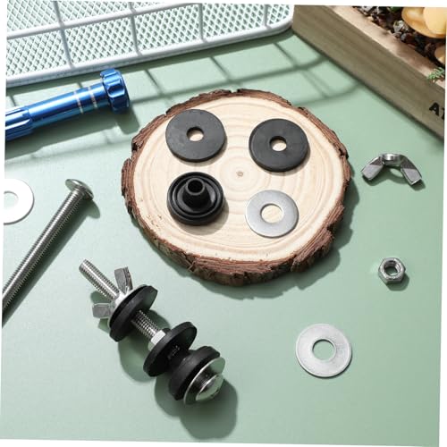 Operitacx 2 Boulons Réservoir Wc Inox Joint Réservoir Wc À Cuvette Vis De Fixation Pour Rondelles Et Écrous Pièces De Rechange Pour Toilettes – vue 7