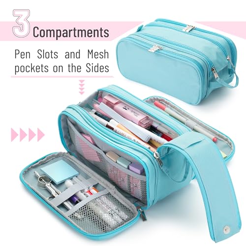 Mr. Pen - Large Capacity Pencil Case - Big Pencil Pouch - Pen Bag - Thumbnail 2