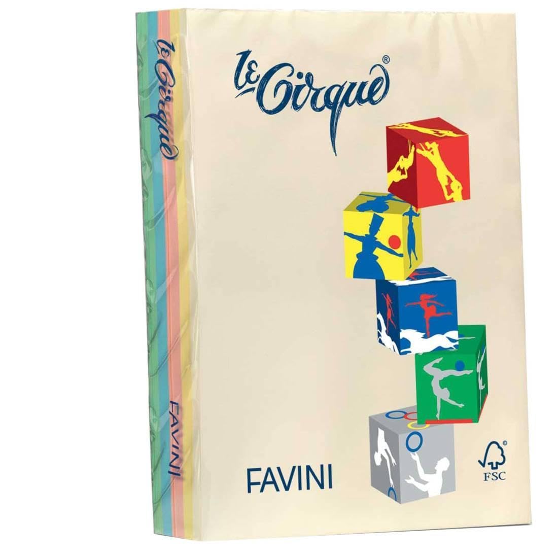 Papier A4 160 g/m² Favini Le Cirque 250 feuilles pastel pour loisirs créatifs - 2