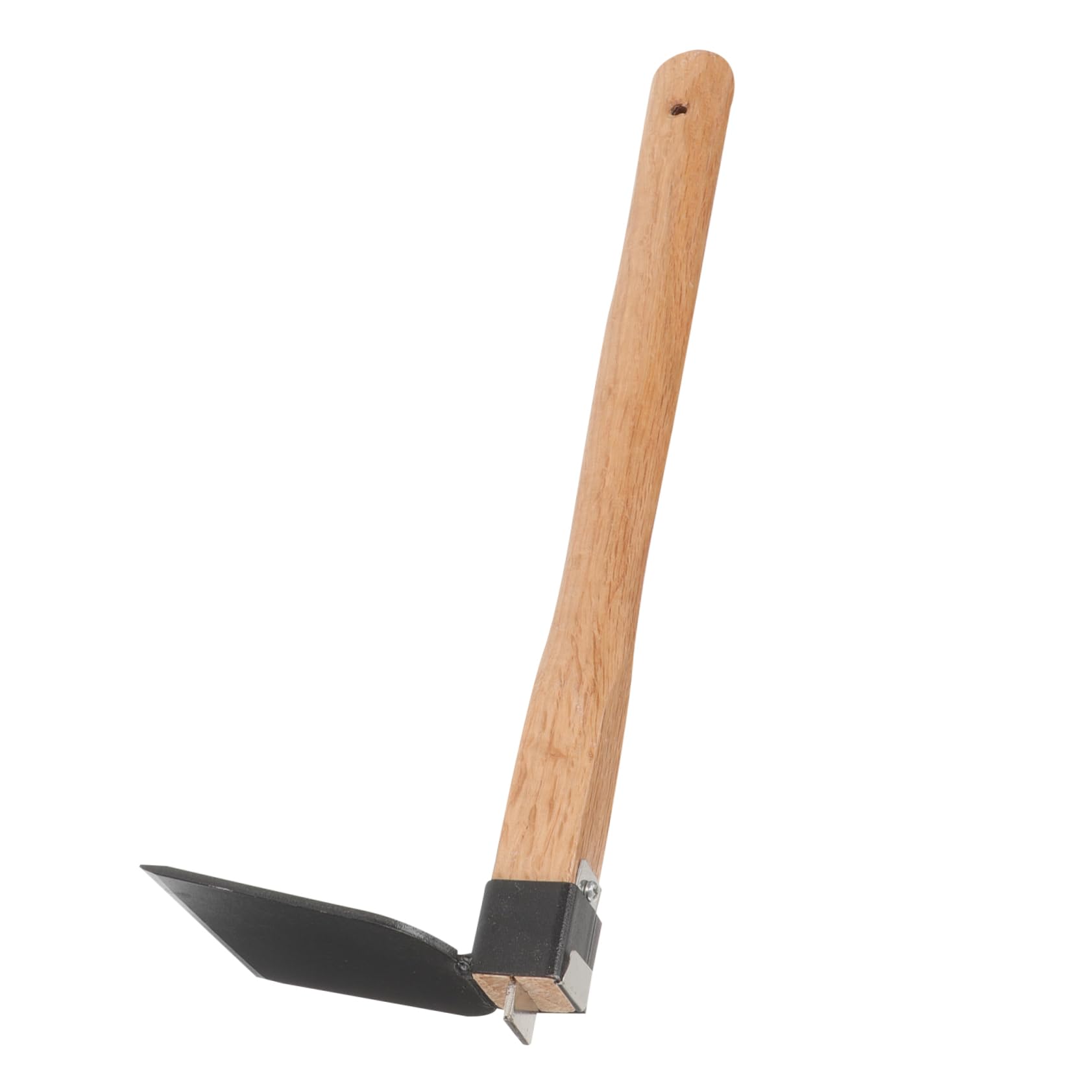 Giardino Leggera con Testa in Ferro e Manico in Legno Ergonomico Attrezzo Manuale per Diserbo e Scavare Terreno Zappetta Portatile per Orto e Piantagione Strumento per Cura Pian