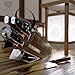 Dalstrong Knife Block Set-5pc-Shogun Series ELITE-High-Carbon Japanese Steel-Black G10 Handles-Acacia Wood- Damascus-Kitchen Knife Set with Block-Professional Cutlery Set-Men's Valentines Gift