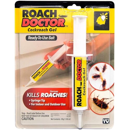 Cockroach Traps Bait and Killer Indoor Roach Traps for Home Infestation Control Long Lasting Roach Bait Stations for Kitchen Bathroom Cabinets Garage and Storage Areas 1pack