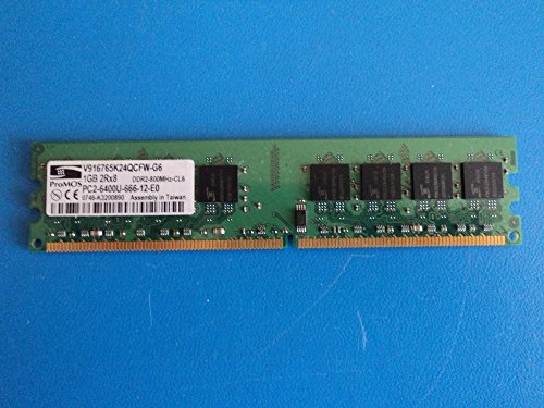 1GB 800Mhz DDR2 PC2-6400 SDRAM Desktop Computer Memory for Dell Inspiron 530, 531, 531s
