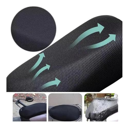 Funda protectora solar para moto que elimina el dolor de asiento y el calor 5