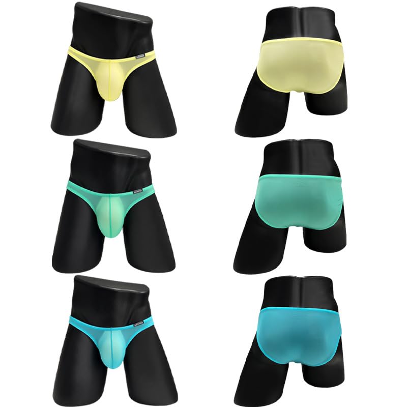 Evankin Ultra - thin Ice Silk Transparent Sexy Low - Waist Fitness Breathable Comfort Solid Color Seamless Quick - Dry Briefs3