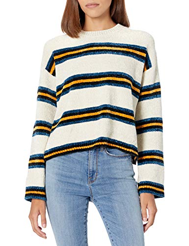 Volcom womens Bubble Tea Boxy Fit Pullover Sweater, Mist, Medium US