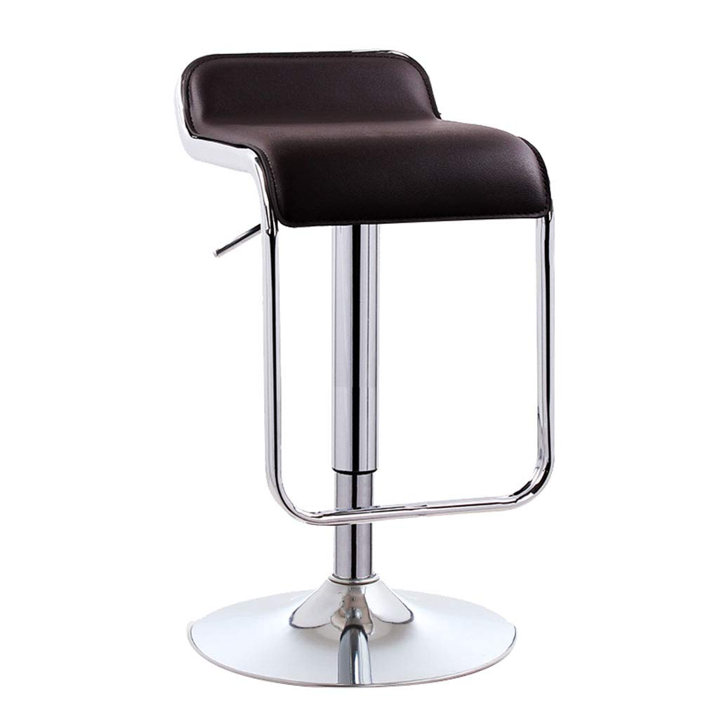 Contemporary Adjustable Height Barstool Swivel Stool with Drop Frame and Chrome Base Flash Furniture - 1pcs