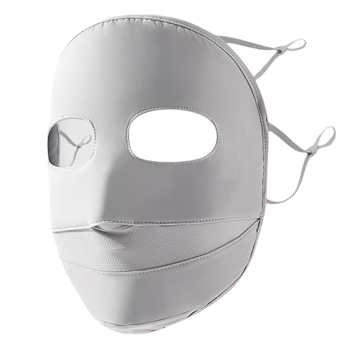 NHQZ Masque UV Respirant,Couvre-Protection Solaire UPF50+,Masque Facial Léger Unisexe pour Adulte-Protection Solaire D'été Réutilisable pour Femmes, pour Le Cyclisme,Randonnée,Sports