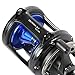 Okuma Solterra SLX Two Speed Closed Frame Lever Drag Reel Saltwater Trolling Reel, SLX-30IIb, 540yds-40lb, Black