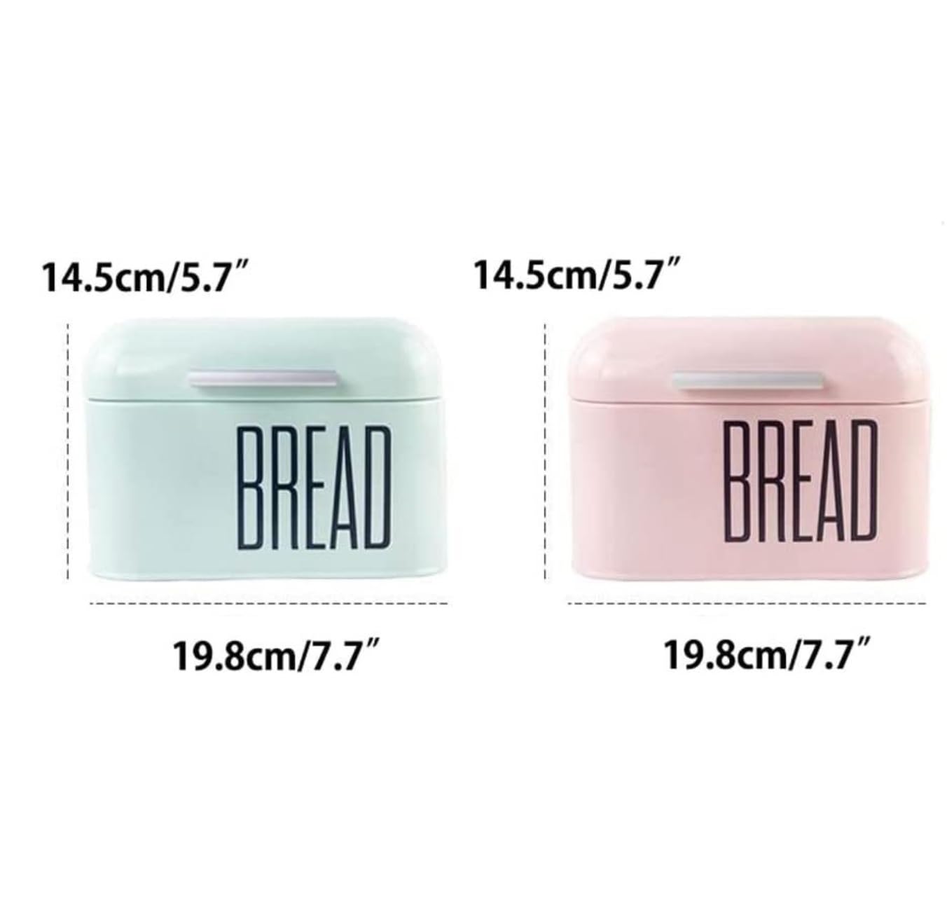 Portapane Scatola del Pane Scatola per Pane in Metallo per Controsoffitto Portapane Rosa Pane Pagnotta Cena Dolci Prodotti da Forno Porta Pane Contenitore per Pane