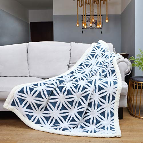 LOMAO Coperta in pile sherpa, versatile coperta