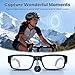 VSDSLGD Smart Glasses with Camera - 1080P HD Video Recording and Photo Taking, 64GB Memory Card Video Camera Glasses for Men Women Indoor Outdoor Cycling Hiking Travel