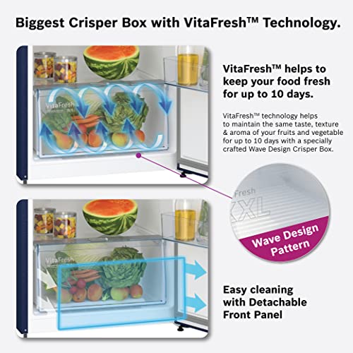Image of Bosch 243L 3star Frost free Refrigerator CTN27B131I (Acasis, Space Blue)