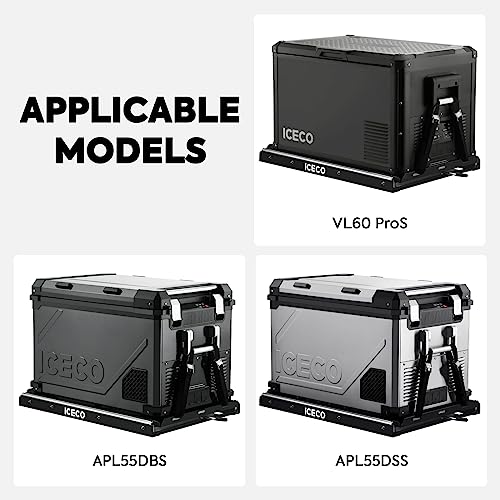 Image of ICECO Slide Mount for APL55 Series, VL60 ProS Portable Refrigerator, Freezer Slide (Slide for APL55, VL60 ProS)
