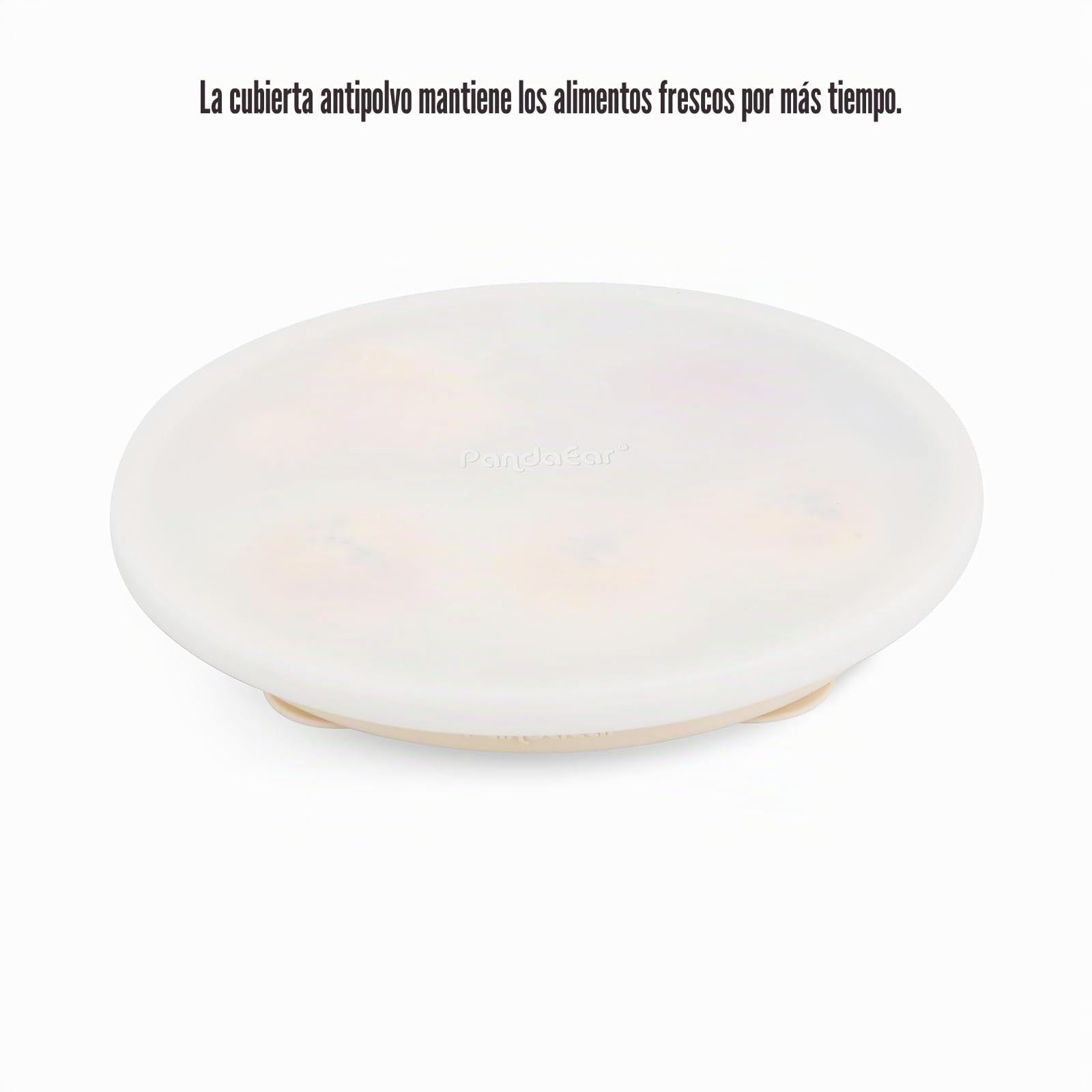 PandaEar Platos con Ventosa de Acero Inoxidable para Bebé Pack de 3 | Pack de 3 platos con ventosa, Con tapas, De acero inox y silicona, Sin BPA, Aptos para lavavajillas.