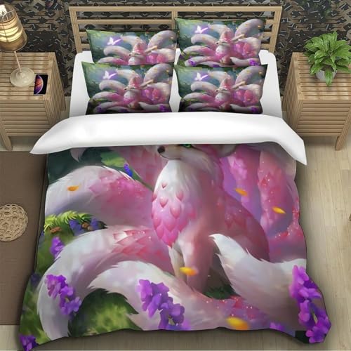 Parure de lit imprimé en 3D super king housse de couette ultra douce 260x220 - 5