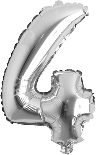 Globos de aluminio tipo Mylar en forma de letras del alfabeto en color plateado, de 16 pulgadas, para colgar como decoración de bodas, fiestas de